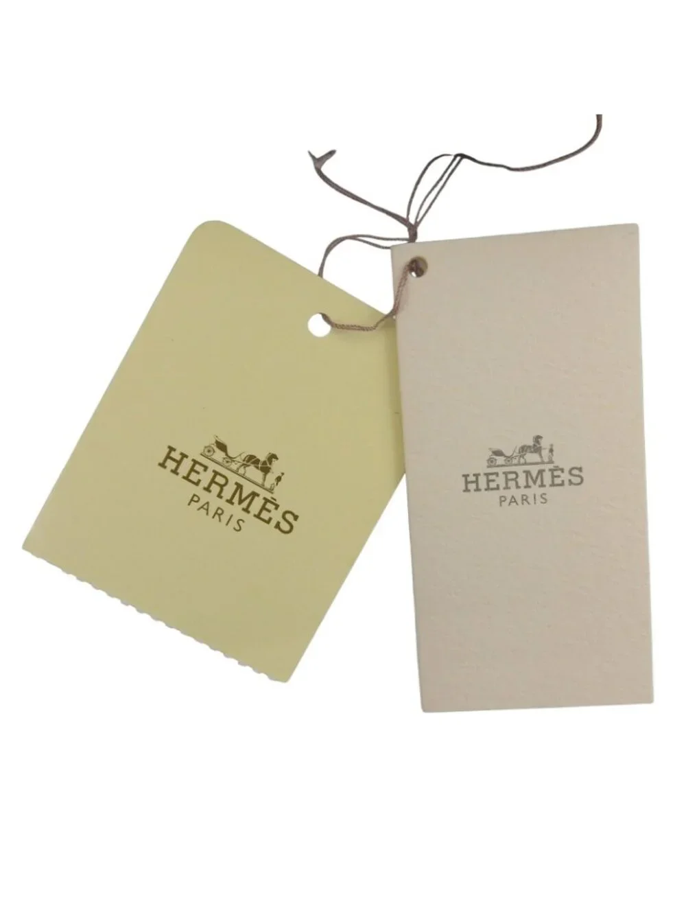 Hermes Rectoverso Cashmere Logo Embroidery Scarf with Fringe Brown - Picture 8 of 9